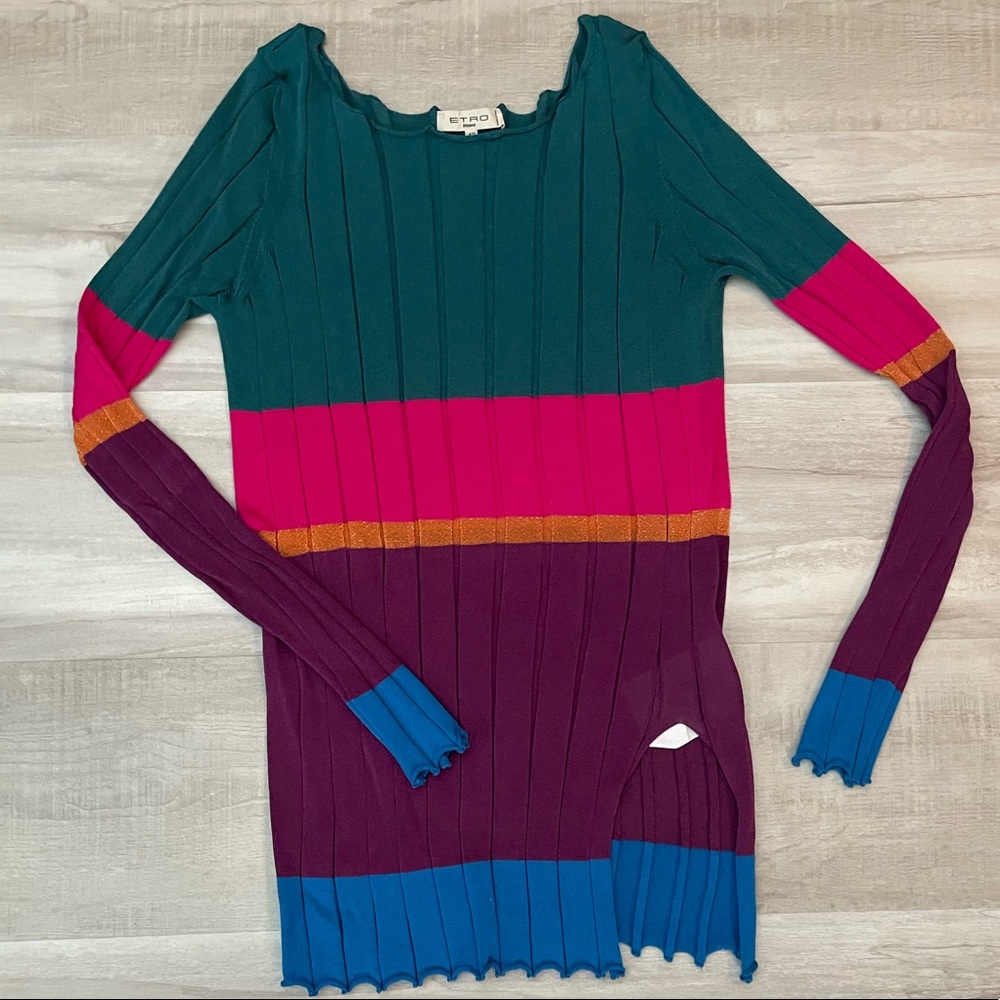 ETRO Colorful & Happy Slim Sweater